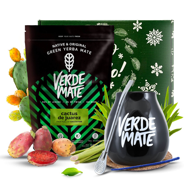Dárková sada Yerba Verde Mate Cactus 0,5kg
