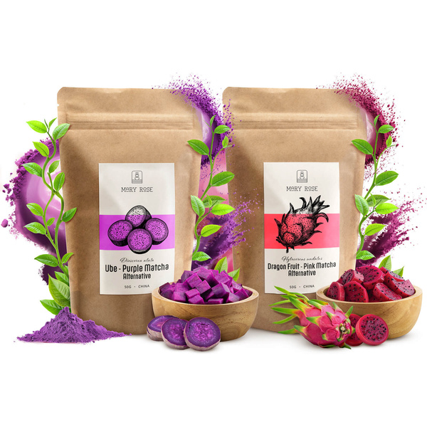 Sada barevných match: Pink Matcha + Purple Matcha