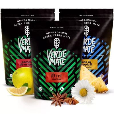 Verde Mate Green Mas IQ yerba mate sada 3x500 1,5kg