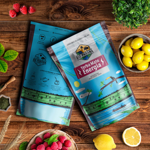 Yerba Mate sada Rio Parana Energia 500g Kalabása + Bombilla