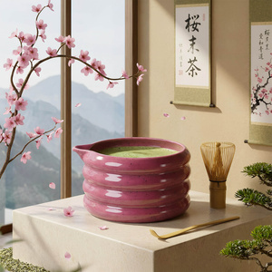 Matchawan – Keramická miska na čaj Matcha s výlevkou – Beri