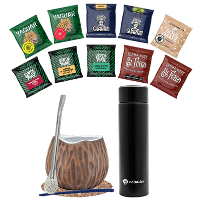 Sada Yerba Mate 500g Tykev 10x50g termoska