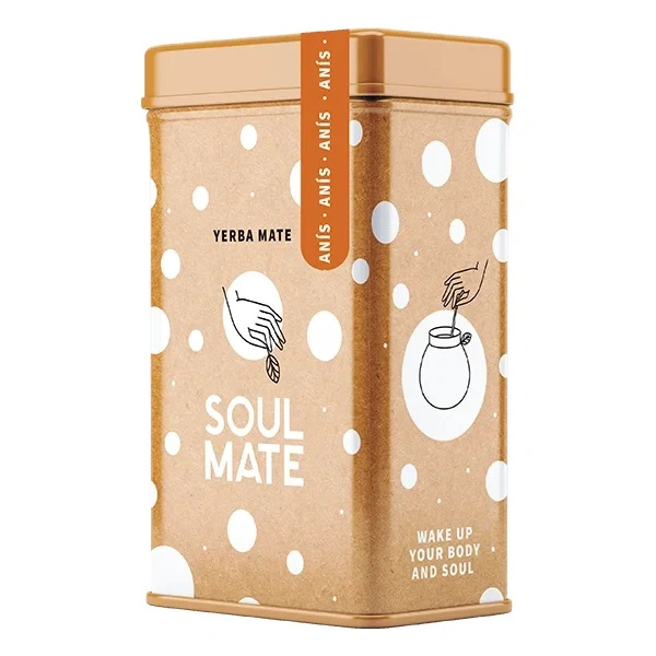 Yerbera – Plechovka + Soul Mate Orgánica Anís 0,5 kg