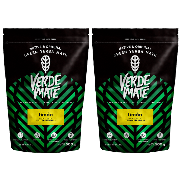 2x Yerba Verde Mate Green Limon 0,5kg