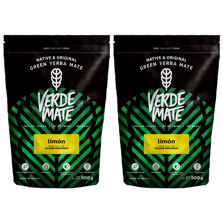 2x Yerba Verde Mate Green Limon 0,5kg
