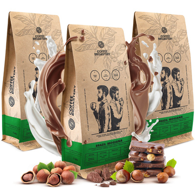 Sada Bro Coffee Roastery Brazil Samba 3x1kg (3kg)