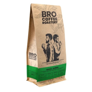 Bro Coffee Roastery – Zrnková káva Brazil Samba Premium 400 g