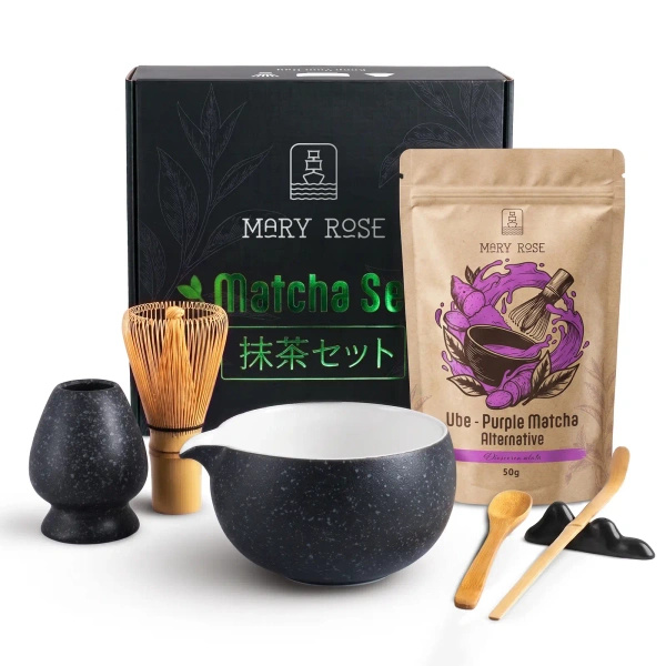 Dárková sada na přípravu Purple Matcha