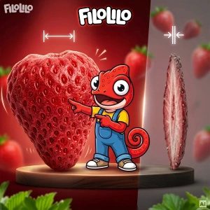 FiloLilo – Lyofilizované jahody (celé) 20 g