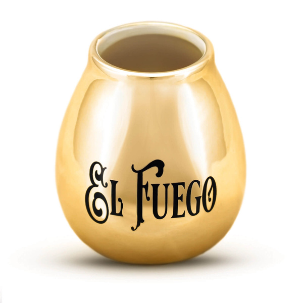 Sada Yerba Mate: El Fuego Elaborada 1kg + Kalabása + Bombilla