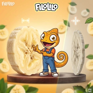 FiloLilo – Lyofilizované banány (plátky) 100 g