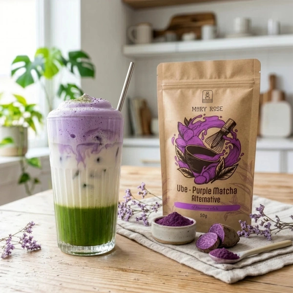Mary Rose – Purple Matcha Alternative – Ube (prášek) 50 g
