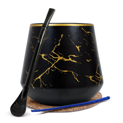 Sada příslušenství na yerba maté: Kalabasa + Bombilla