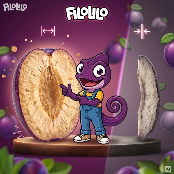 FiloLilo – Lyofilizované švestky (půlky) 20 g