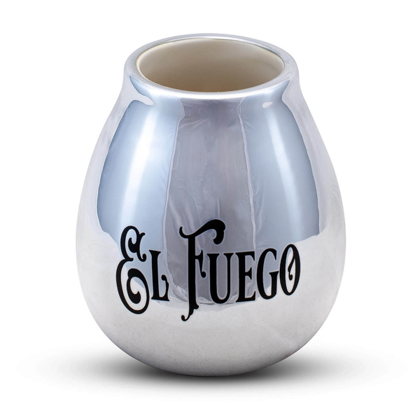 Sada Yerba Mate: El Fuego Elaborada 1kg + Kalabása + Bombilla