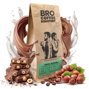 Bro Coffee Roastery – Zrnková káva Brazil Mogiana Premium 1 kg