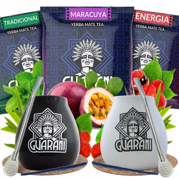 Sada Yerba Maté pro dva 3x50g 150g 2x Kalabása + 2x Bombilla