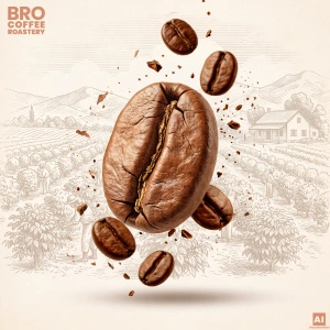 Bro Coffee Roastery – Zrnková káva Crema Rumba 1 kg