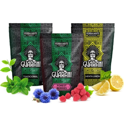 Sada Yerba Mate Guarani různé příchutě 3x500g