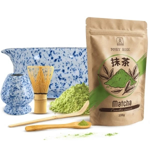 Sada na vaření čaje Matcha: matcha 100g + příslušenství
