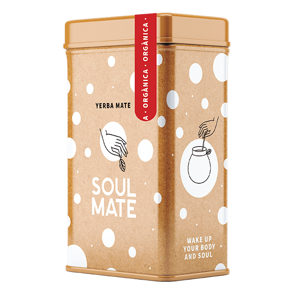 Set Yerbera Yerba Mate Soul Mate Organica 0.5kg Palo Santo 