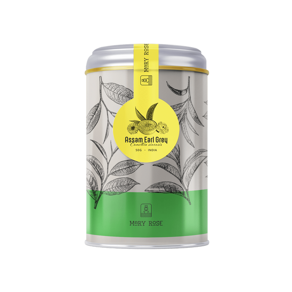 Mary Rose - Assam Earl Grey čaj v plechovce - 50 g