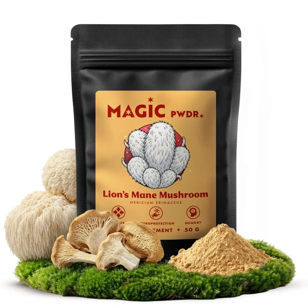 Magic Pwdr – Lion's Mane – Korálovec ježatý 50 g