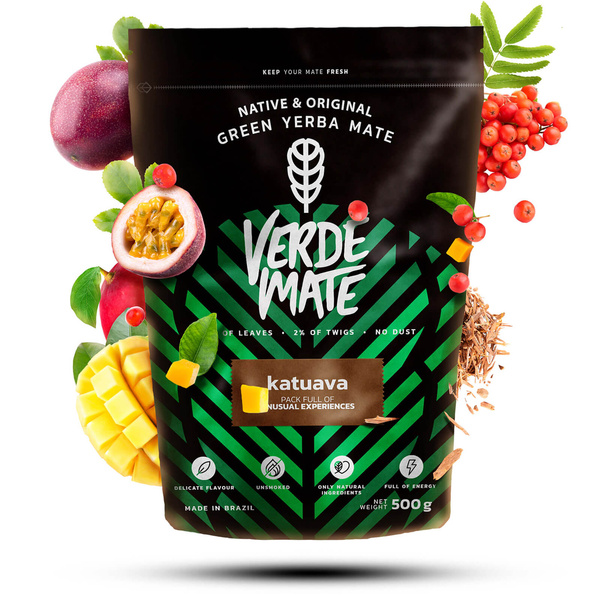 Yerba Verde Mate Katuava Temperamento 1kg sada pro dva