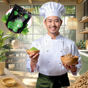 Sada práškového arašídového másla Nustino: Raspberry + Salted Caramel + Matcha 3x400g