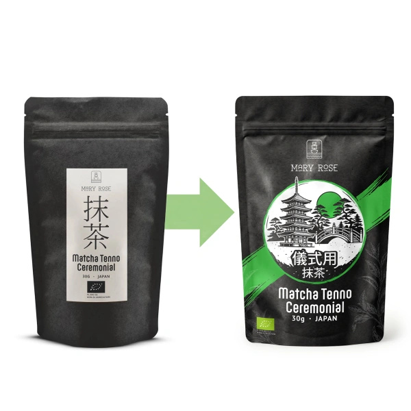 Dárková sada: japonská ceremoniální matcha + matchawan + bambusové příslušenství