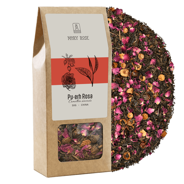 Mary Rose - Čaj Pu-erh Rosa - 50 g