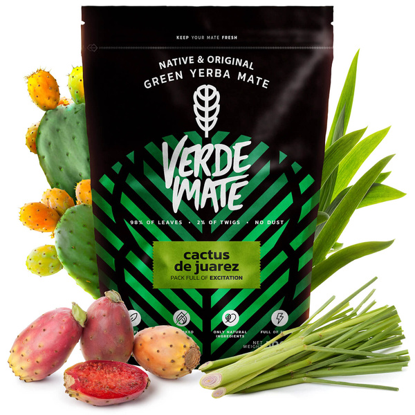 Dárková sada Yerba Verde Mate Cactus 0,5kg