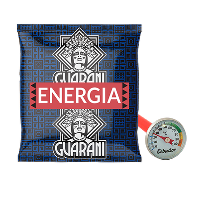 Analogový teploměr + yerba mate 50g
