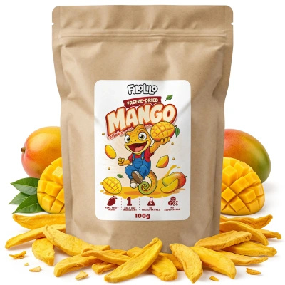 FiloLilo – Lyofilizované mango (plátky) 100 g