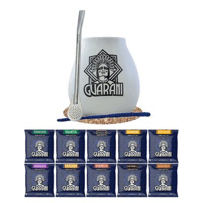 Sada Yerba Maté 10x50g Kalabása + Bombilla