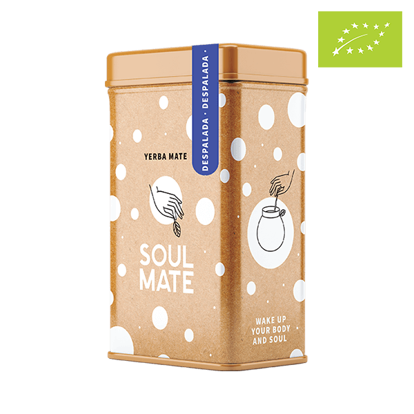 Yerbera – Plechovka + Soul Mate Orgánica Despalada 0,5 kg