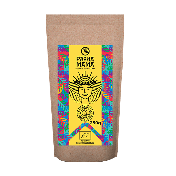 Guayusa Pachamama Menta Limón – organická certifikovaná guayusa – 250g