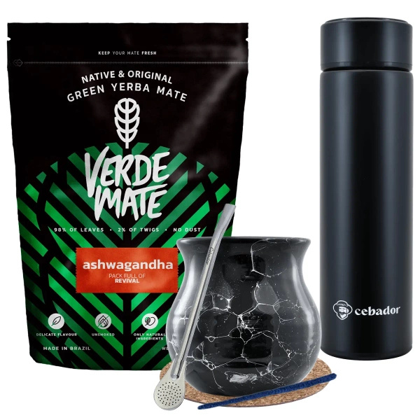 Sada termosek Yerba Verde Mate Ashwagandha 500g 