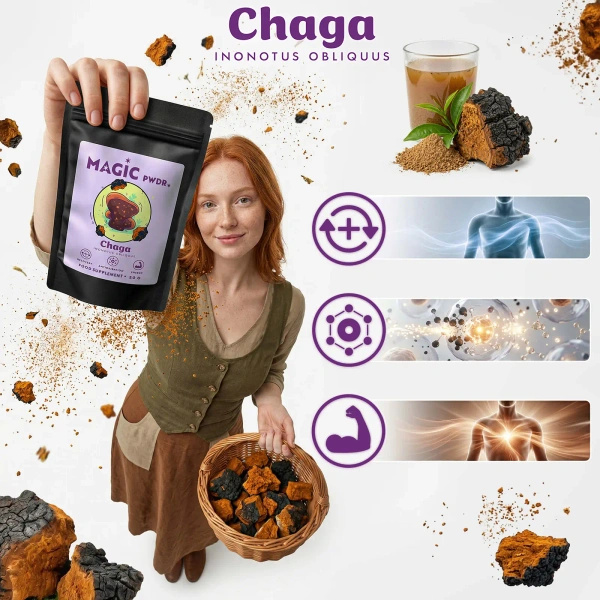 Magic Pwdr – Čaga 50 g