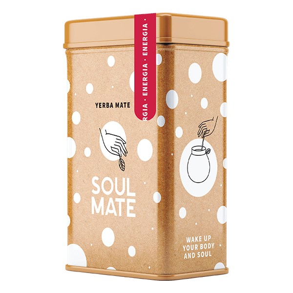 Yerbera – Plechovka + Soul Mate Orgánica Energia 0,5 kg