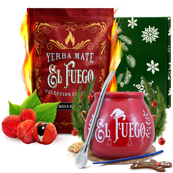 Dárková sada Yerba Mate El Fuego Energia 0,5kg