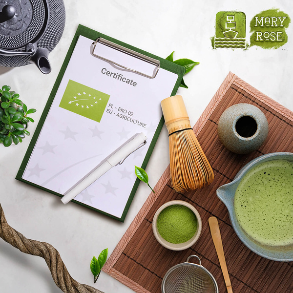 Mary Rose – Japonský zelený čaj Matcha Tenno (BIO) Ceremoniální 50 g