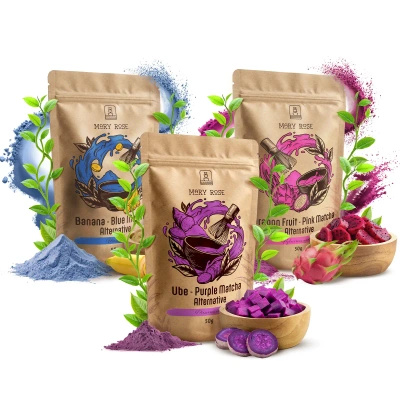 Sada barevných match: Blue Matcha + Pink Matcha + Purple Matcha