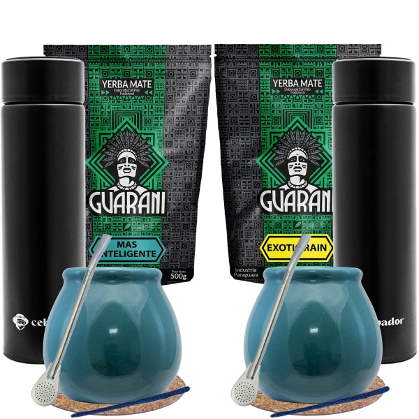 Sada Yerba Maté pro dvě osoby + Termoska