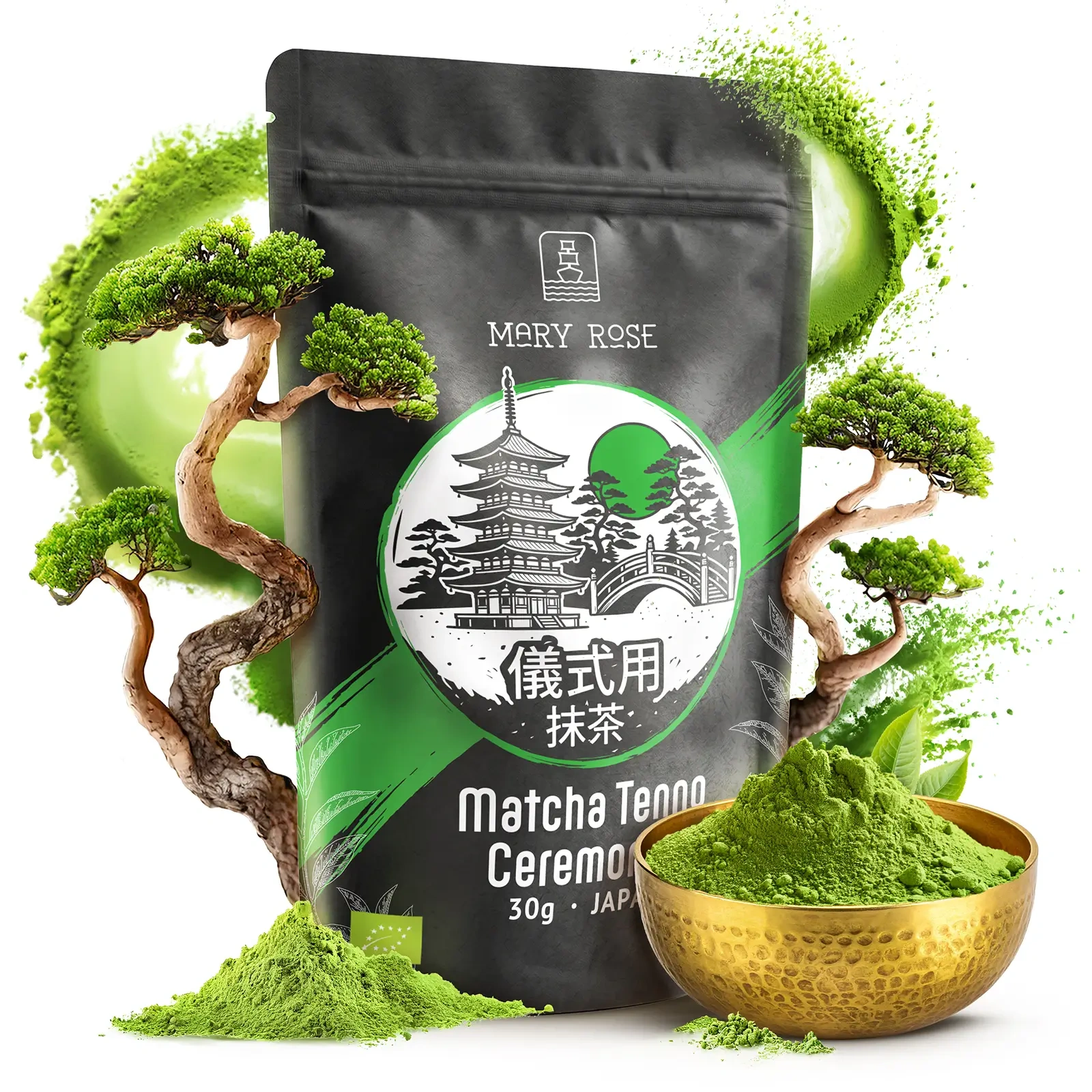 Japonská ceremoniální matcha BIO Mary Rose