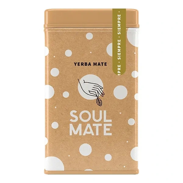 Yerbera – Plechovka + Soul Mate Orgánica Siempre 0,5 kg