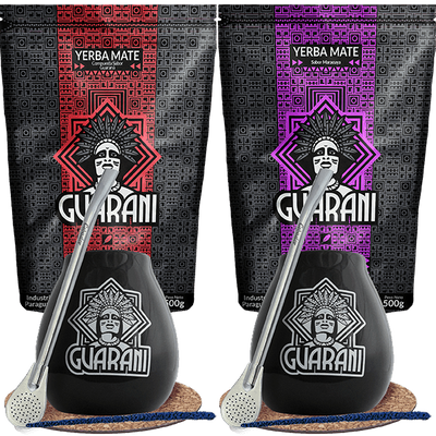 Sada Yerba Mate Guarani Bombilla Maté pro dva