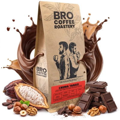 Bro Coffee Roastery – Zrnková káva Crema Tango 1 kg