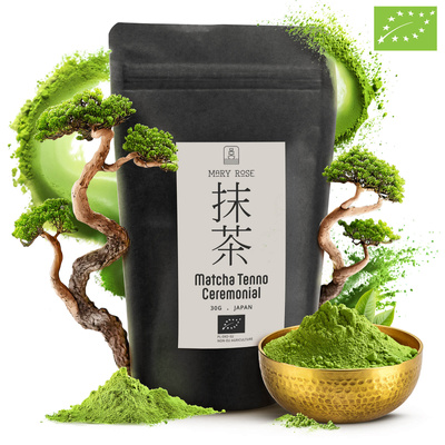 Mary Rose – Japonský zelený čaj Matcha Tenno (BIO) Ceremoniální 30 g