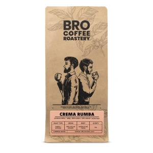Bro Coffee Roastery – Zrnková káva Crema Rumba 400 g